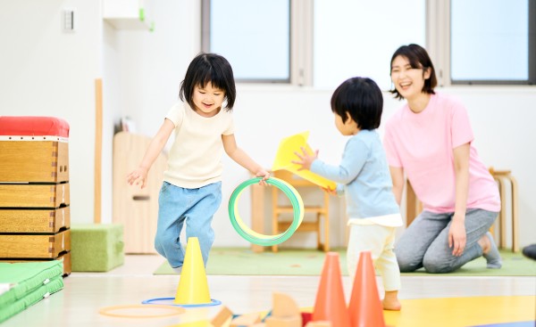 集団体操指導の様子