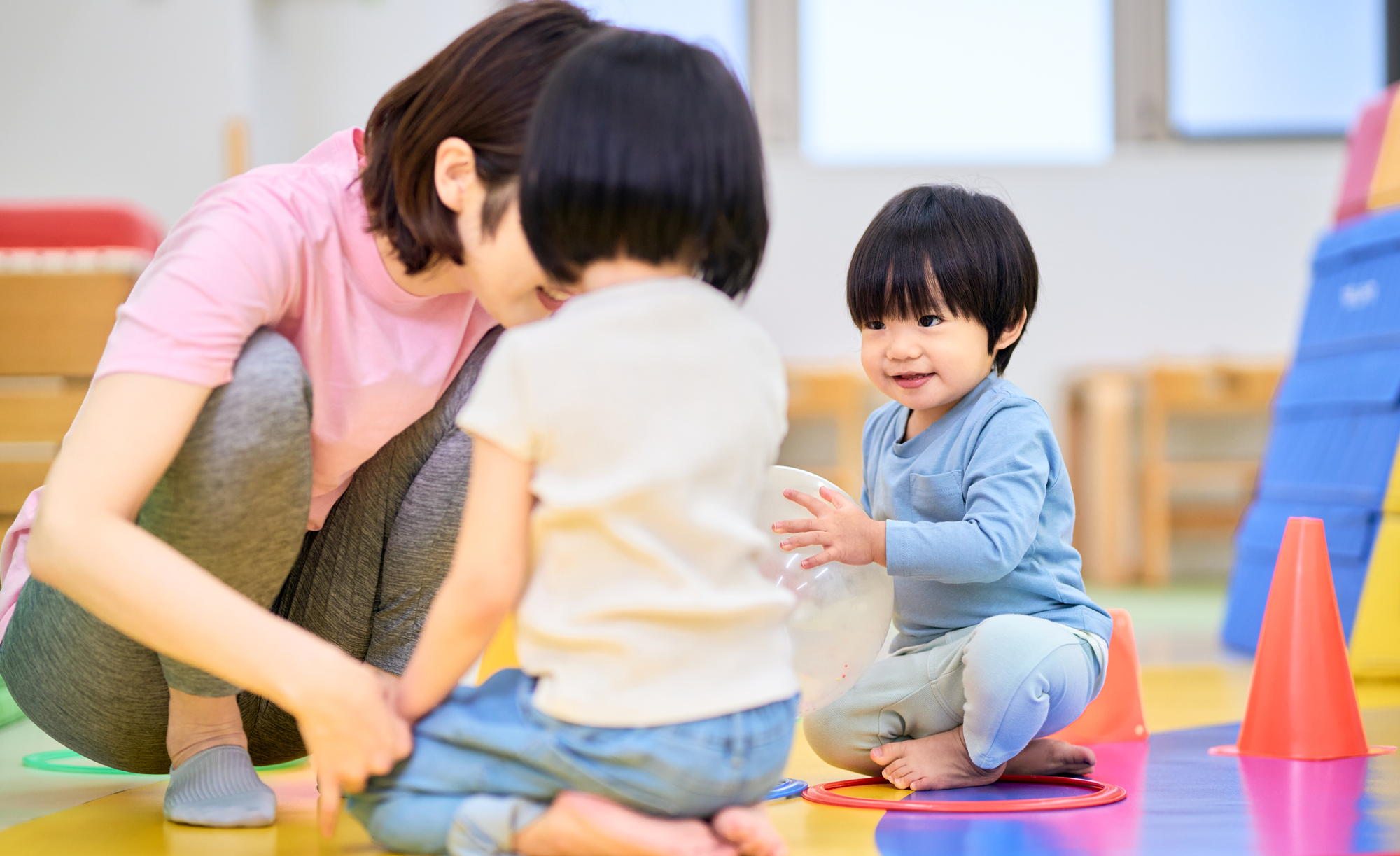発育に応じたコーディネーション運動で上手な身のこなしと豊かなこころを育む ぴーすまいる'S